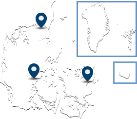 Kort over Danmark